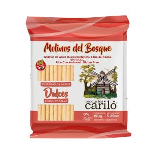 CARILO GALLETAS DE ARROZ DULCES X 150 GR