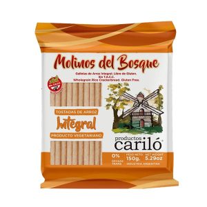 CARILO GALLETAS DE ARROZ INTEGRAL X 150 GR