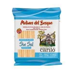 CARILO GALLETAS DE ARROZ SIN SAL X 150 GR