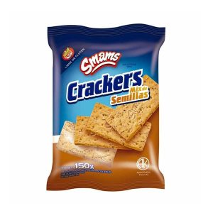 CRACKERS CON SEMILLAS SMAMS X 150 GR