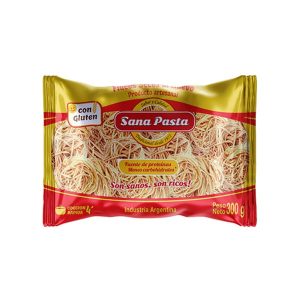 FIDEO AL HUEVO CON GLUTEN SANA PASTA X 300 GR