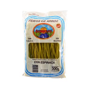 FIDEO SOYARROZ ESPINACA X 300 GR