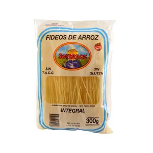 FIDEO SOYARROZ INTEGRAL X 300 GR