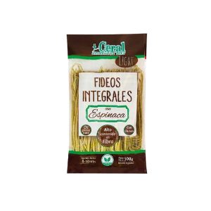 FIDEOS INTEGRALES ESPINACA CERAL X 300 GR