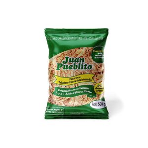FIDEOS JUAN PUEBLITO ESPINACA X 500 GR