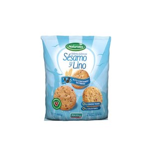 GALLETITAS ALIMENTOS NATURALES SESAMO Y LINO X 180 GR