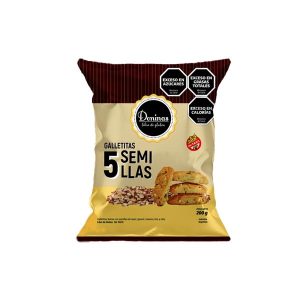 GALLETITAS DONINAS SIN TACC 5 SEMILLAS X 200 GR