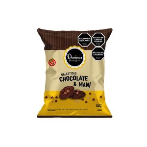 GALLETITAS DONINAS SIN TACC CHOCOLATE Y MANI X 200 GR