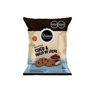 GALLETITAS DONINAS SIN TACC COCO Y DULCE DE LECHE X 200 GR