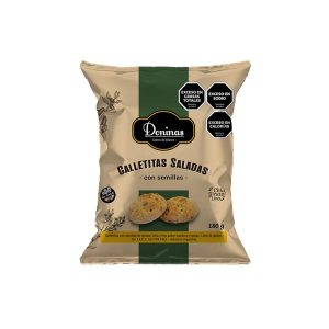 GALLETITAS DONINAS SIN TACC SALADAS SEMILLAS X 200 GR