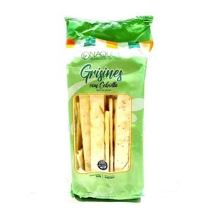 GRISINES NAQUET CEBOLLA X 140 GR