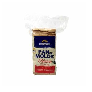 PAN SIN GLUTEN CLASICO DESTACCADOS X 500 GR