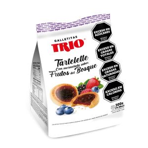 TARTELETTES DE FRUTOS DEL BOSQUE TRIO X 300 GR